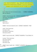 WGU D440 Health and Wellness Through Nutritional Science Study Guide