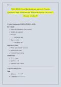 WGU E010 Exam Questions and Answers Practice &NewLine;Questions With Solutions and Rationales Newest 2026-2027 &vert; &NewLine;Already Graded A&plus; 