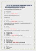 ATLS Post Test Study Guide and Trauma Care Review Resource