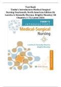 Test Bank for Timby's Introductory Medical-Surgical Nursing Fourteenth&comma; North American Edition By Loretta A&period; Donnelly-Moreno&semi; Brigitte Moseley&vert; All Chapters 1-72&vert; Latest 2026