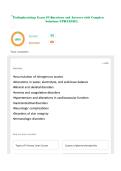 Pathophysiology Exam -3 Questions and Answers with Complete Solutions UPDATED&excl;&excl;&excl;&period;&period;