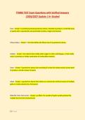 TFM06 TEST Exam Questions with Verified Answers &NewLine;&vert;2026&sol;2027 Update &vert; A&plus; Graded 