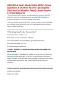 ABO-NCLE Exam Study Guide 2026 &vert; Actual Questions & Verified Answers &vert; Complete Optician Certification Prep &vert; Latest Version A&plus; Pass Resource