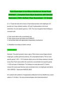 Fluid Electrolyte & Acid-Base Imbalances Actual Exam 2026&sol;2027 &ndash; Complete Exam-Style Questions with Detailed Rationales &vert; 100&percnt; Verified &vert; Pass Guaranteed &ndash; A&plus; Graded