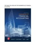 Test bank for Loose Leaf for Fundamentals of Financial Accounting&NewLine;by Fred Phillips &lpar;Author&rpar;&comma; Shana Clor-Proell &lpar;Author&rpar;&comma; Robert Libby &lpar;Author&rpar;&comma; Patricia Libby &lpar;Author&rpar;  all pages fully covered with test questions and answers guide A&plus;