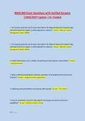 NIMS 800 Exam Questions with Verified Answers &NewLine;&vert;2026&sol;2027 Update &vert; A&plus; Graded