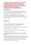 CrossFit Level 3 &lpar;CCFT&rpar; Study Guide 2026 &vert; Certified CrossFit Trainer Exam Prep &vert; Practice Questions&comma; Answers & Complete Certification Review Resource