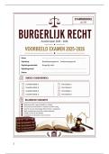 BURGERLIJK RECHT &vert; PROEFEXAMEN &vert; 19&sol;20 