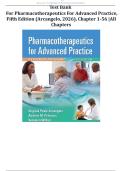 Test Bank For Pharmacotherapeutics For Advanced Practice&comma; Fifth Edition &lpar;Arcangelo&comma; 2026&rpar;&comma; Chapter 1-56 &vert;All Chapters