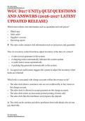 WGU D217 UNIT3 QUIZ QUESTIONS AND ANSWERS &lpar;2026-2027 LATEST UPDATED RELEASE&rpar;