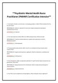 &ast;Psychiatric-Mental Health Nurse &NewLine;Practitioner &lpar;PMHNP&rpar; Certification Intensive