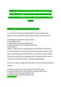  NUR2356&colon; Multidimensional Care I MDC 1 Exam 2 Actual Exam 2026&sol;2027 &ndash; Complete Exam-Style Questions with Detailed Rationales &vert; 100&percnt; Verified &vert; Pass Guaranteed &ndash; A&plus; Graded