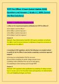 TCFP Fire Officer II Exam &lpar;Latest Update 2026&rpar; &NewLine;Questions and Answers &vert; Grade A &vert; 100&percnt; Correct &NewLine;&lpar;Verified Solutions&rpar; 