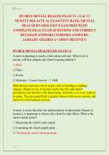 RN HESI MENTAL HEALTH EXAM V1&comma; V2 & V3 &NewLine;NEWEST 2026 ACTUAL EXAM TEST BANK&vert; MENTAL &NewLine;HEALTH RN HESI EXIT EXAM PREP WITH &NewLine;COMPLETE REAL EXAM QUESTIONS AND CORRECT &NewLine;DETAILED ANSWERS &lpar;VERIFIED ANSWERS&rpar; &NewLine;ALREADY GRADED A&plus; &lpar;MOST RECENT&excl;&excl;&rpar;