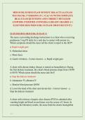 MED SURG II HESI EXAM NEWEST 2026 ACTUAL EXAM &NewLine;TEST BANK&vert; 3 VERSIONS &lpar;V1&comma; V2 & V3&rpar; WITH COMPLETE &NewLine;REAL EXAM QUESTIONS AND CORRECT DETAILED &NewLine;ANSWERS &lpar;VERIFIED ANSWERS&rpar; ALREADY GRADED A&plus;&vert; &NewLine;ELSEVIER HESI MED SURG II EXAM &lpar;MOST RECENT&excl;&excl;&rpar; 
