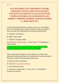 WGU D570 OBJECTIVE ASSESSMENT AND PRE &NewLine;ASSESSMENT NEWEST 2026 TEST BANK&vert; D570 &NewLine;COGNITIVE PSYCHOLOGY OA & PA EXAM WITH &NewLine;COMPLETE 550 REAL EXAM QUESTIONS AND &NewLine;CORRECT VERIFIED ANSWERS&sol; ALREADY GRADED &NewLine;A&plus; &lpar;MOST RECENT&excl;&excl;&rpar; 