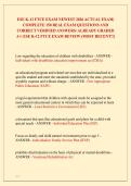 ESE K-12 FTCE EXAM NEWEST 2026 ACTUAL EXAM&vert; &NewLine;COMPLETE 150 REAL EXAM QUESTIONS AND &NewLine;CORRECT VERIFIED ANSWERS&sol; ALREADY GRADED &NewLine;A&plus;&vert; ESE K-12 FTCE EXAM REVIEW &lpar;MOST RECENT&excl;&excl;&rpar; 