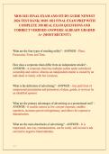 MOS 1021 FINAL EXAM AND STUDY GUIDE NEWEST &NewLine;2026 TEST BANK&vert; MOS 1021 FINAL EXAM PREP WITH &NewLine;COMPLETE 350 REAL EXAM QUESTIONS AND &NewLine;CORRECT VERIFIED ANSWERS&sol; ALREADY GRADED &NewLine;A&plus; &lpar;MOST RECENT&excl;&excl;&rpar; 
