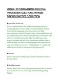 VIRTUAL ATI FUNDAMENTALS 2026 FINAL&NewLine;PAPER REVIEW QUESTIONS ANSWERS&NewLine;BUNDLED PRACTICE COLLECTION