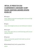 VIRTUAL ATI PREDICTOR 2026&NewLine;COMPREHENSIVE ASSESSMENT SCRIPT&NewLine;SOLVED QUESTIONS ANSWERS UPDATED&NewLine;REVIEW SET
