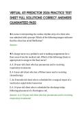 VIRTUAL ATI PREDICTOR 2026 PRACTICE TEST&NewLine;SHEET FULL SOLUTIONS CORRECT ANSWERS&NewLine;GUARANTEED PASS