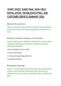 VIVINT STUDY GUIDE FINAL HIGH-YIELD&NewLine;INSTALLATION&comma; TROUBLESHOOTING&comma; AND&NewLine;CUSTOMER SERVICE SUMMARY 2026