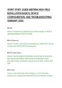 VIVINT STUDY GUIDE MIDTERM HIGH-YIELD&NewLine;INSTALLATION BASICS&comma; DEVICE&NewLine;CONFIGURATION&comma; AND TROUBLESHOOTING&NewLine;SUMMARY 2026