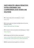 WAPS WEIGHTED AIRMAN PROMOTION&NewLine;SYSTEM ASSESSMENT 2026&NewLine;COMPREHENSIVE STUDY REVIEW AND&NewLine;SOLUTIONS&NewLine;