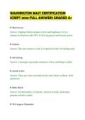 WASHINGTON MAST CERTIFICATION&NewLine;SCRIPT 2026 FULL ANSWERS GRADED A&plus;