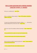 TFM 11 EXAM QUESTIONS WITH VERIFIED ANSWERS &NewLine;&vert;2026&sol;2027 UPDATE &vert; A&plus; GRADED