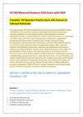ATI RN Adult Medical Surgical 2026 Proctored Exam with NGN - 150 Practice Questions & Rationales&NewLine;&NewLine;