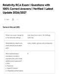 RCA Morgan 1 -Eng Exam &vert; Questions&NewLine;with 100&percnt; Correct Answers &vert; Verified &vert;&NewLine;Latest Update 2026&sol;2027