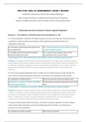 NSG 3160 Health Assessment Exam 1 Review &lpar;2026&sol;2027&rpar; &ndash; Galen College of Nursing &vert; Foundational Health Assessment Competency &vert; Practice Items with Evidence-Based Rationales