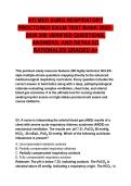 ATI MED SURG RESPIRATORY &NewLine;PROCTORED EXAM TEST BANK 2025&NewLine;2026 200 VERIFIED QUESTIONS&comma; &NewLine;ANSWERS&comma; AND DETAILED &NewLine;RATIONALES GRADED A&plus; 