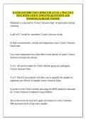 WATER DISTRIBUTION OPERATOR LEVEL 1 PRACTICE TEST WITH LATEST UPDATED &lpar;QUESTIONS AND ANSWERS&rpar; ALREADY PASSED&excl;