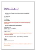CISSP Practice Exam&rpar;