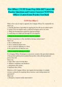 Fire Officer 2 TCFP Exam Prep 2026-2027 Latest 400 Practice Questions and Correct Answers&sol; TCFP Fire Officer 2 Latest Exam Practice Test Bank 