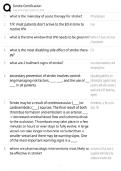 Stroke Certification Guide &sol; SCRN & NIHSS Exam Prep 2026 &sol; 93&percnt; Passing Score Study