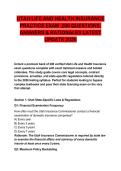 UTAH LIFE AND HEALTH INSURANCE &NewLine;PRACTICE EXAM  200 QUESTIONS&comma; &NewLine;ANSWERS & RATIONALES LATEST &NewLine;UPDATE 2026