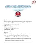 WGU D027 &ndash; ADVANCED PATHOPHARMACOLOGICAL FOUNDATIONS -  2026 &sol; 2027 MSN PROGRAM PREP EXAM QUESTIONS AND CORRECT VERIFIED ANSWERS WITH RATIONALES  100&percnt; GUARANTEED PASS&excl;&excl;   <LATEST VERSION>