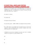 CE SHOP FINAL MARYLAND PORTION QUESTIONS WITH CORRECT ANSWERS 2026