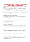 CE SHOP EXAM PREP &lpar;COURSE 1&rpar; QUESTIONS WITH CORRECT ANSWERS 2026