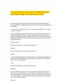 Advanced Physical Assessment & Clinical Diagnosis Exam Bank High-Yield Board Review Q&A&period;pdf&NewLine;&NewLine;