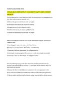 EVOLVE HESI FUNDAMENTALS 270 QUESTIONS WITH 100&percnt; CORRECT ANSWERS