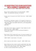 CE SHOP PRACTICE EXAM QUESTIONS WITH CORRECT ANSWERS 2026&period;