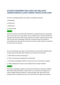 ATI HEALTH ASSESSMENT FINAL EXAM 3 400&plus; QNS LATEST VERSIONS &lpar;VERSION A&comma; B AND C&rpar; NEWEST 2026&sol;2027 ACTUAL EXAM