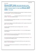 Illinois BOF state PREP EXAM 2026&sol;2027 LATEST &NewLine;EXAM TESTBANK UNDER NEW GUIDELINE 300 QUESTIONS AND &NewLine;CORRECT ANSWERS PERFECT TO PASS 2026 Illinois BOF &NewLine;state  TEST EXAM 