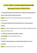 FL DCF Child Care Understanding Developmentally Appropriate Practices &lpar;UDAP&rpar; Exam Questions and Answers Study Guide A&plus;