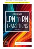 Test Bank LPN to RN Transitions 6th Edition by Lora Claywell ISBN 9780443105241&NewLine;