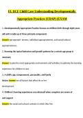 FL DCF Child Care Understanding Developmentally Appropriate Practices &lpar;UDAP&rpar; Exam Questions and Answers Study Guide A&plus;